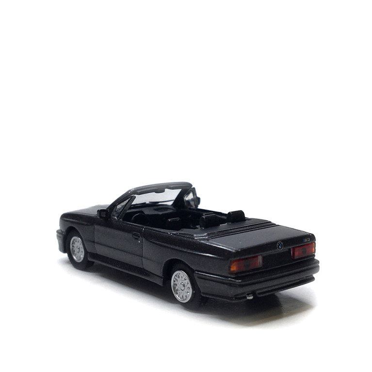 BMW M3 E30, cabriolet, gris foncé, 1988 - Minichamps 870020234 - 1/87