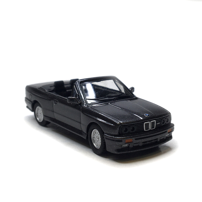 BMW M3 E30, cabriolet, gris foncé, 1988 - Minichamps 870020234 - 1/87