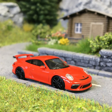 Porsche 911 GT3, orange, 2017
