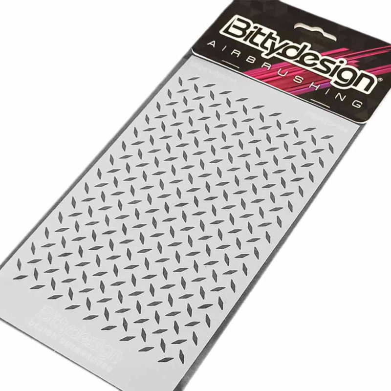 Pochoir "Diamond Plate" - BITTYDESIGN BDSTC-019
