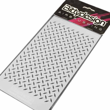 Pochoir "Diamond Plate" - BITTYDESIGN BDSTC-019