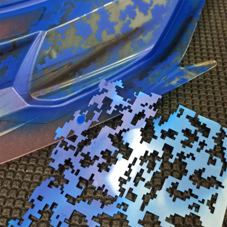 Pochoir "Camo Digi" - BITTYDESIGN BDSTC-017