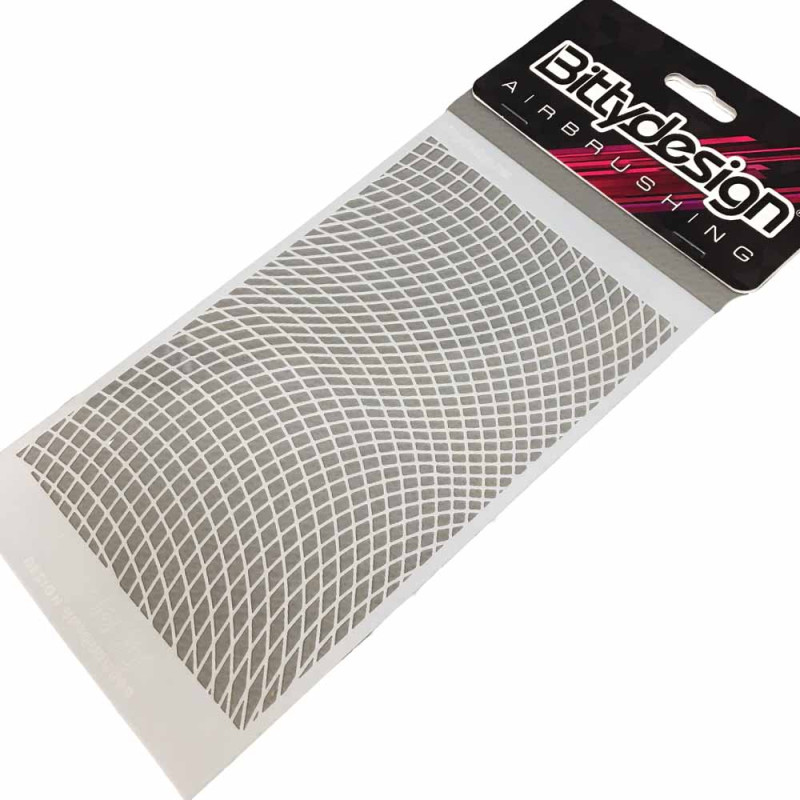 Pochoir "Wave Mesh" - BITTYDESIGN BDSTC-015
