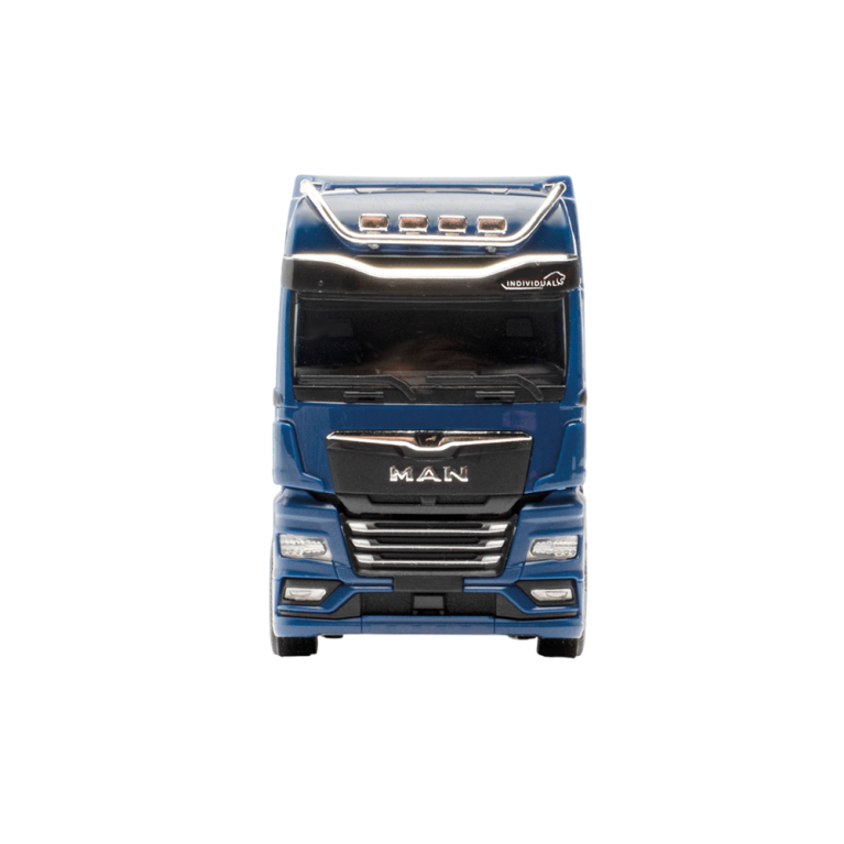 Accessoires MAN support de lampe individuel avec pare-soleil, chromé, jeu de 4 - Herpa 054270 - HO 1/87