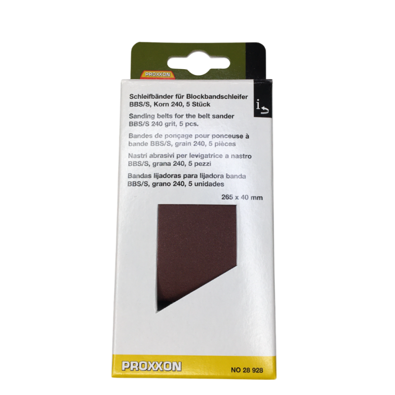 Bande de ponçage en corindon grain 240 - PROXXON 28928
