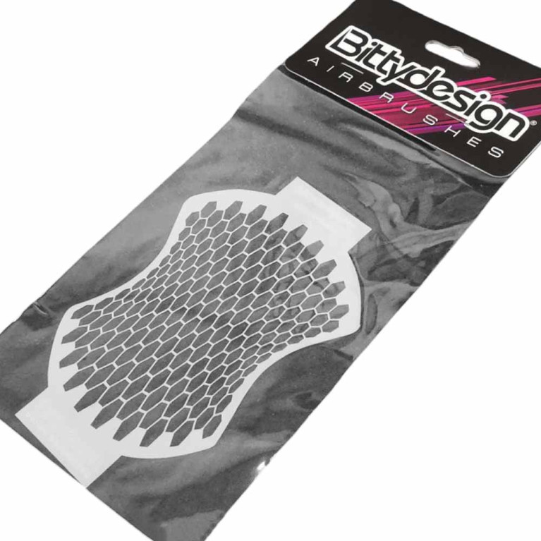 Pochoir "Honeycomb V2" - BITTYDESIGN BDSTC-003