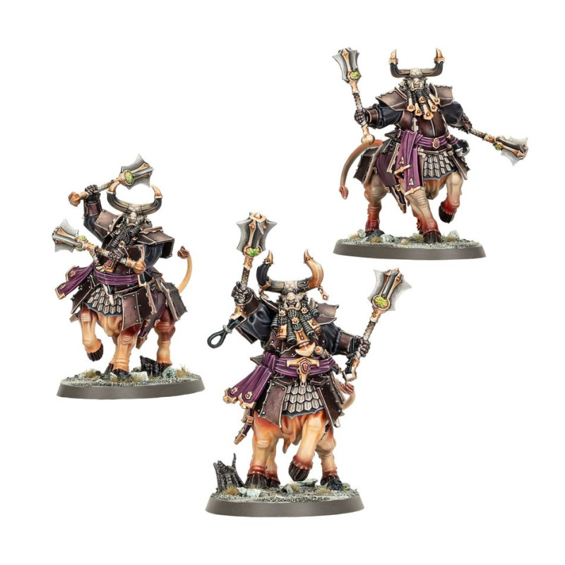 Warhammer Age of Sigmar,  Forgeruines de Hashut, Centaures-taureaux/Sentinelles Consacrées - WARHAMMER 82-03
