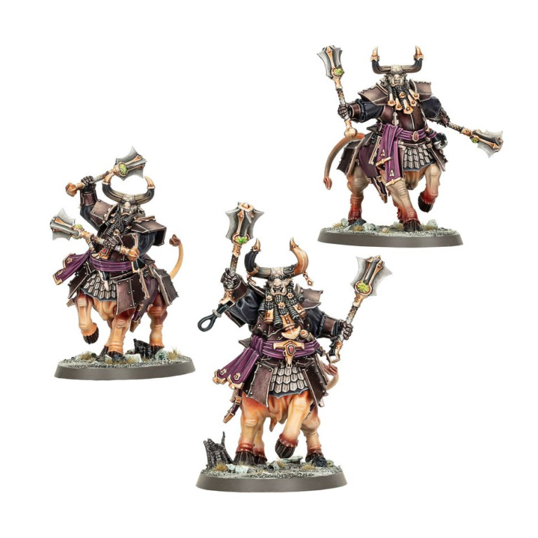 Warhammer Age of Sigmar,  Forgeruines de Hashut, Centaures-taureaux/Sentinelles Consacrées - WARHAMMER 82-03
