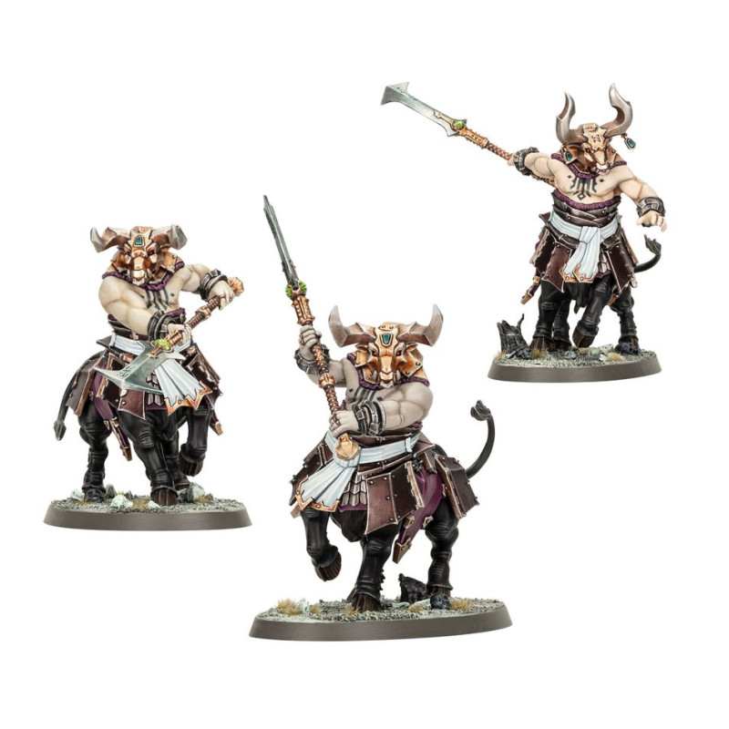 Warhammer Age of Sigmar,  Forgeruines de Hashut, Centaures-taureaux/Sentinelles Consacrées - WARHAMMER 82-03