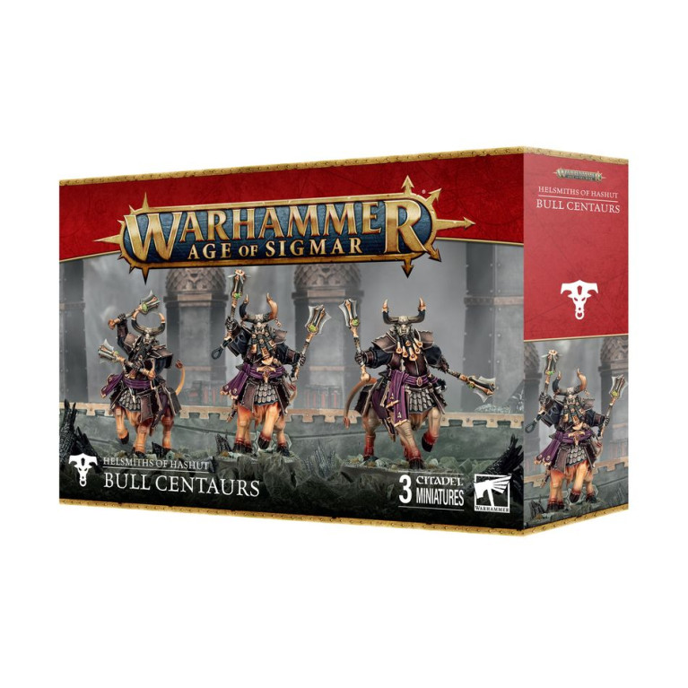 Warhammer Age of Sigmar,  Forgeruines de Hashut, Centaures-taureaux/Sentinelles Consacrées - WARHAMMER 82-03