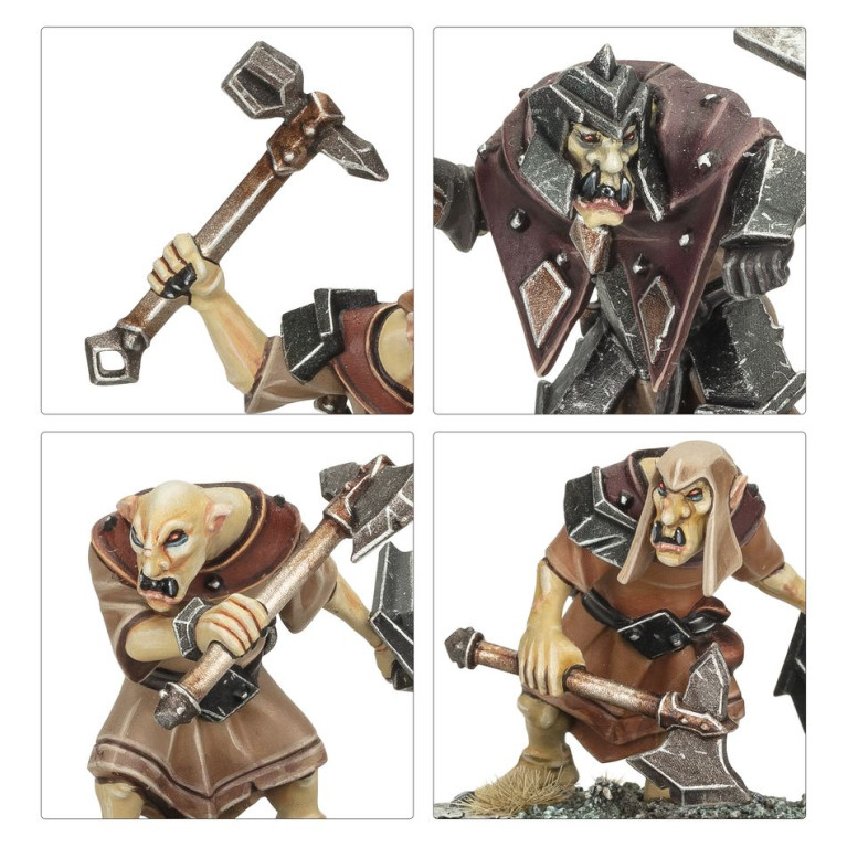 Warhammer Age of Sigmar,  Forgeruines de Hashut, Vandales Hobgrots - WARHAMMER 82-09