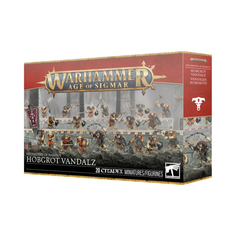 Warhammer Age of Sigmar,  Forgeruines de Hashut, Vandales Hobgrots - WARHAMMER 82-09