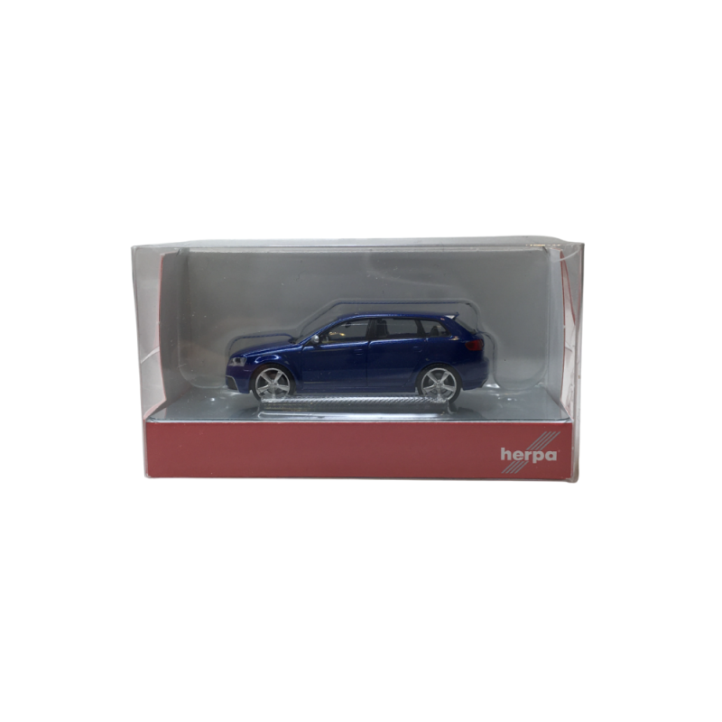 Audi RS3 Sportback, bleu, 2012 - HERPA 034876-003  - HO 1/87