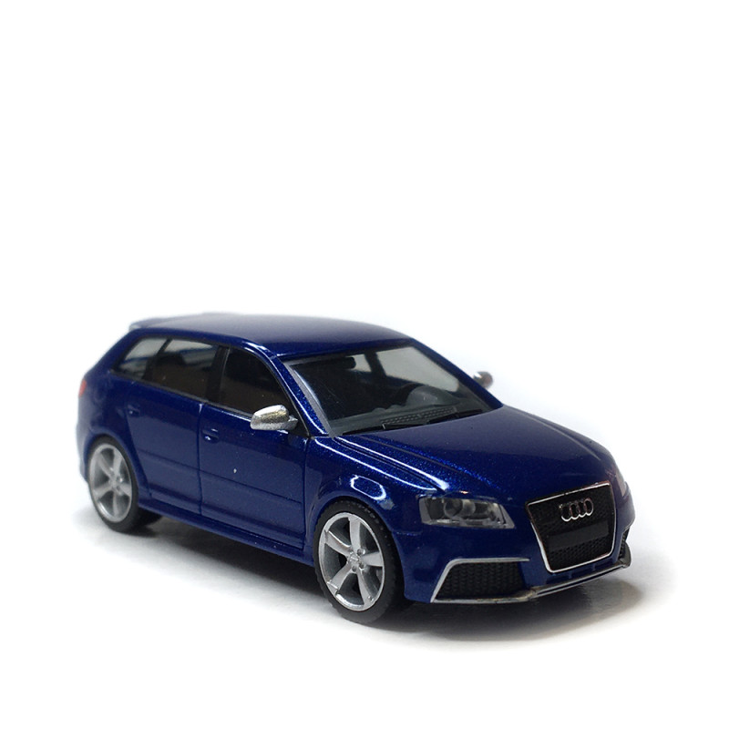 Audi RS3 Sportback, bleu, 2012 - HERPA 034876-003  - HO 1/87