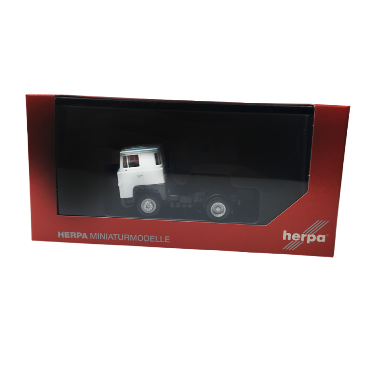 Tracteur Scania 141 2 essieux, blanc, 1977 - HERPA 318969-002 - HO 1/87