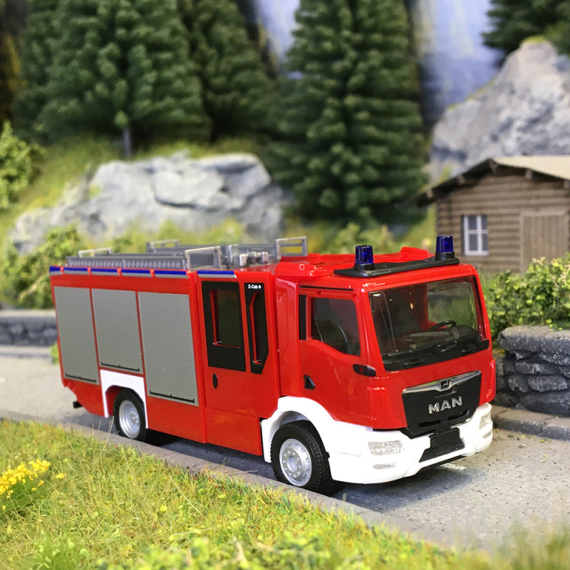 MAN TGM CC Z-Cab, Pompiers - HERPA 098601 - HO 1/87 MAN TGM CC Z-Cab, Pompiers - HERPA 098601 - HO 1/87