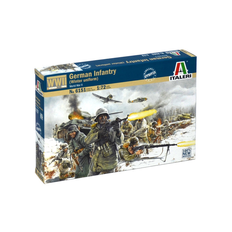 Infanterie Allemande, uniforme d'hiver - ITALERI 6151 - 1/72