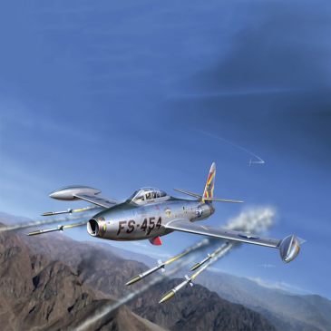 F-84 E/G Thunderjet, 4 versions - ITALERI 1321 - 1/72