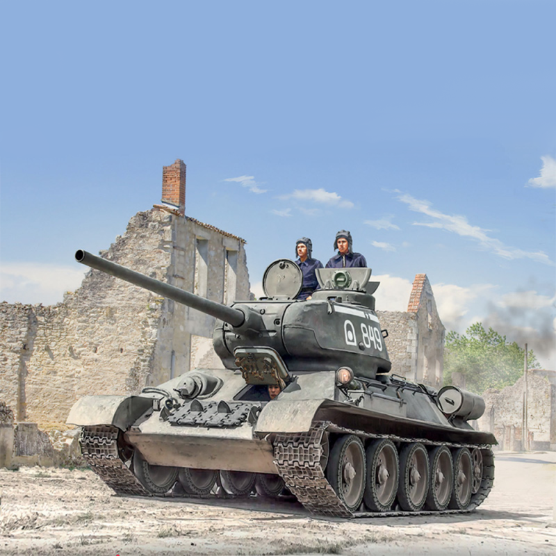 Char T-34/85 112, 1944, 6 versions - ITALERI 6758 - 1/35