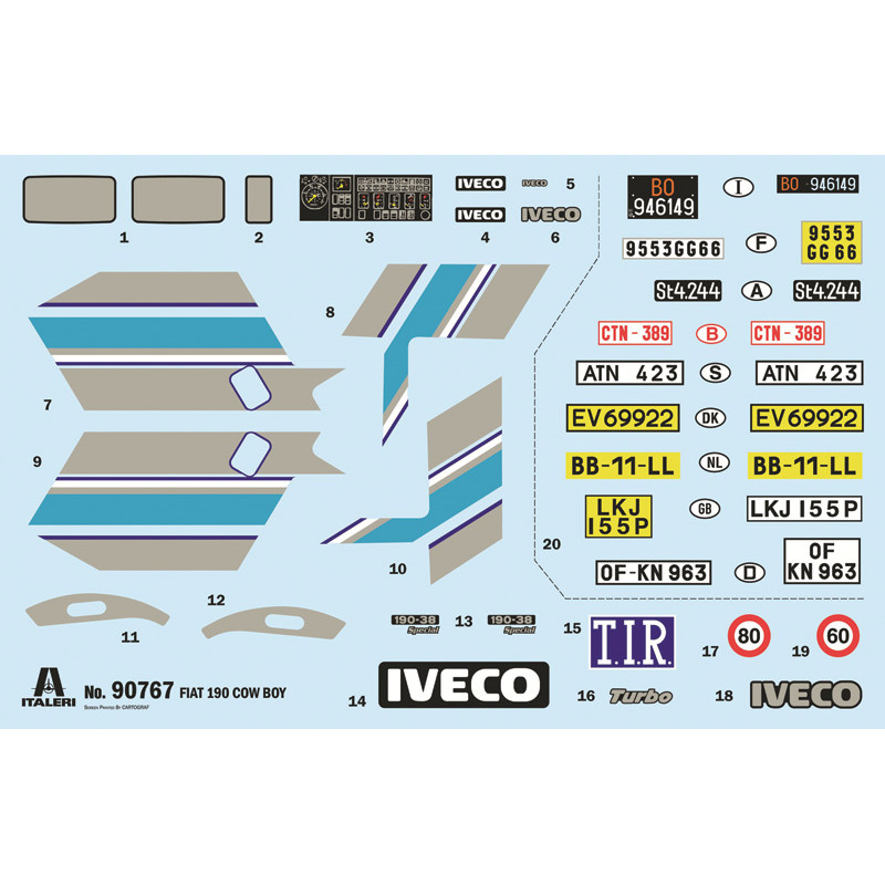 IVECO 190.38 CowBoy - ITALERI 90767 - 1/24