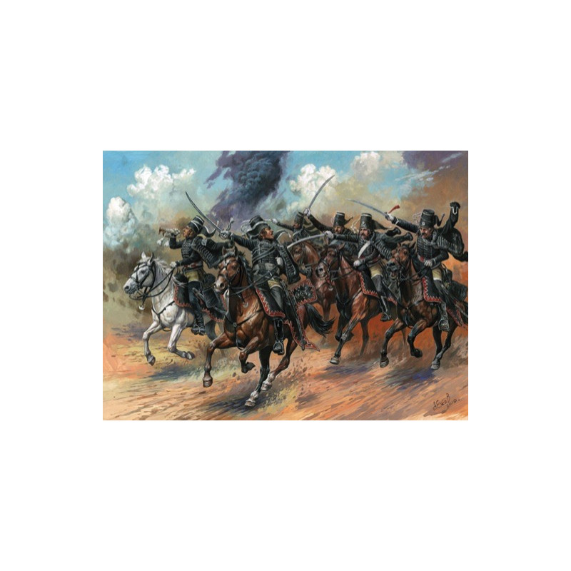 Hussards noirs de Frédéric II, XVIII A.D. - ZVEZDA 8079 - 1/72