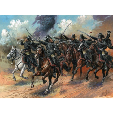 Hussards noirs de Frédéric II, XVIII A.D. - ZVEZDA 8079 - 1/72