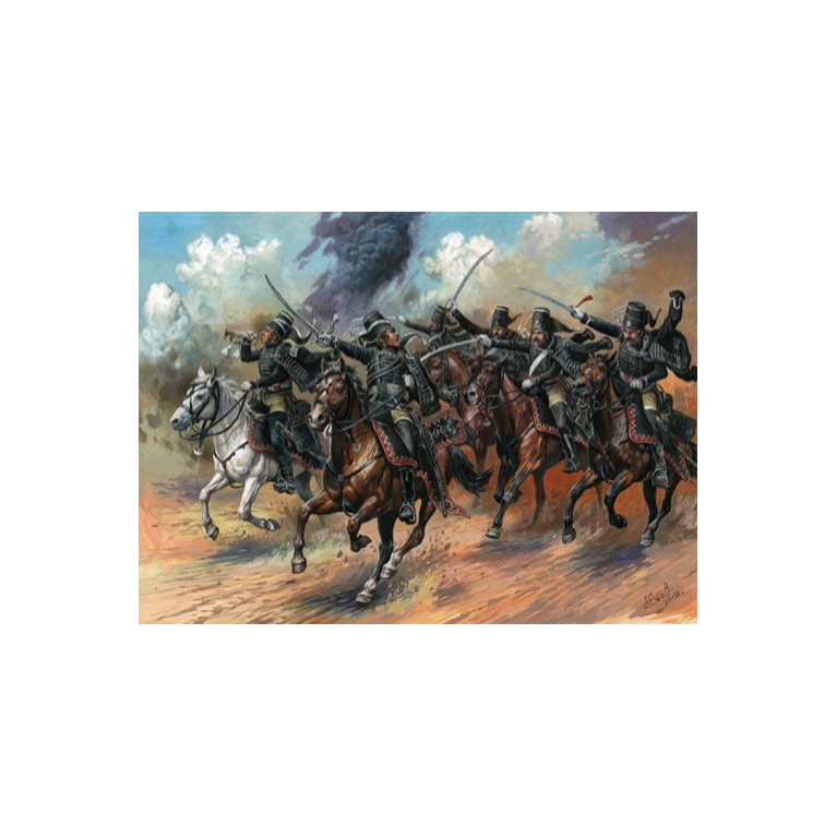 Hussards noirs de Frédéric II, XVIII A.D. - ZVEZDA 8079 - 1/72