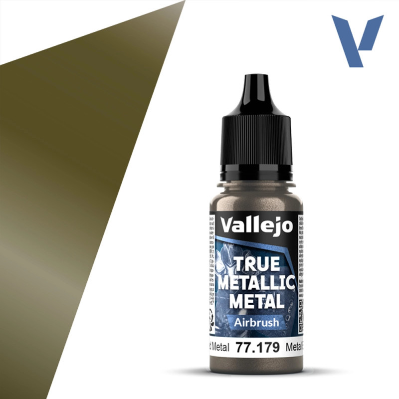 Métal Vieilli N°79 - 18ml Airbrush True Metallic Metal - VALLEJO 77.179