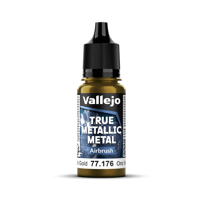 Or Vert N°76 - 18ml Airbrush True Metallic Metal - VALLEJO 77.176