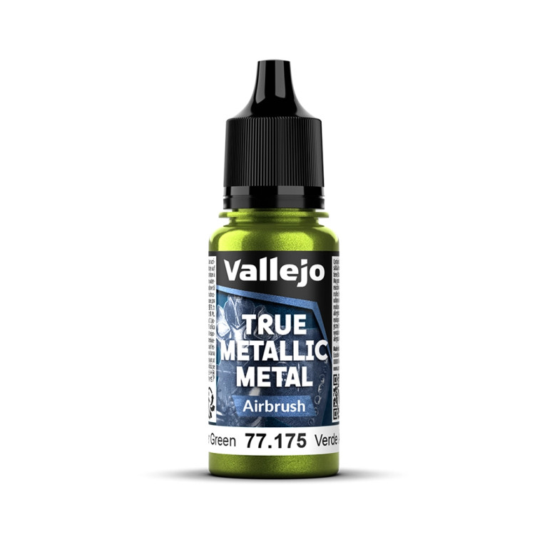 Vert Ambre N°75 - 18ml Airbrush True Metallic Metal - VALLEJO 77.175