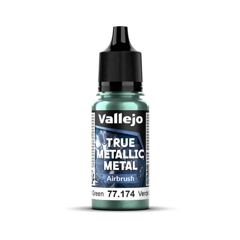 Vert Sombre N°74 - 18ml Airbrush True Metallic Metal - VALLEJO 77.174