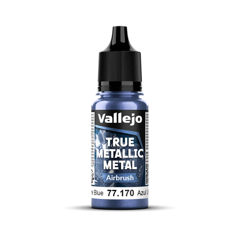 Bleu Outremer N°70 - 18ml Airbrush True Metallic Metal - VALLEJO 77.170
