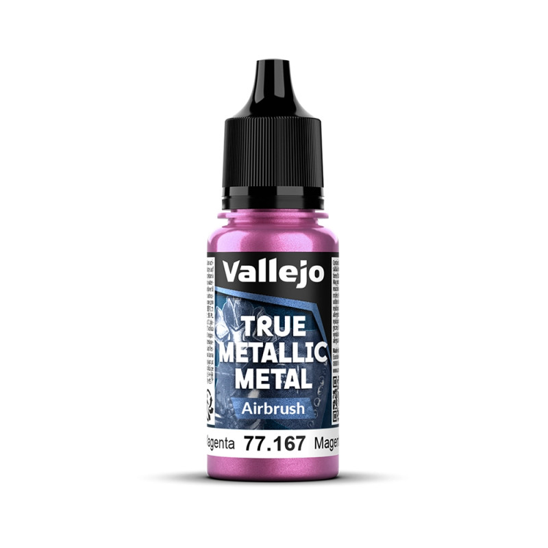 Magenta Cramoisi N°67 - 18ml Airbrush True Metallic Metal - VALLEJO 77.167