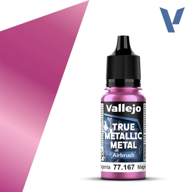 Magenta Cramoisi N°67 - 18ml Airbrush True Metallic Metal - VALLEJO 77.167