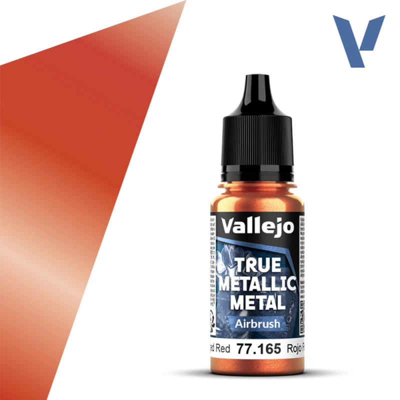 Rouge Forgé N°65 - 18ml Airbrush True Metallic Metal - VALLEJO 77.166