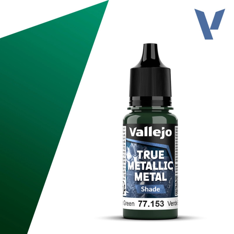 Vert Scarabée N°53 - 18ml Shade True Metallic Metal - VALLEJO 77.153