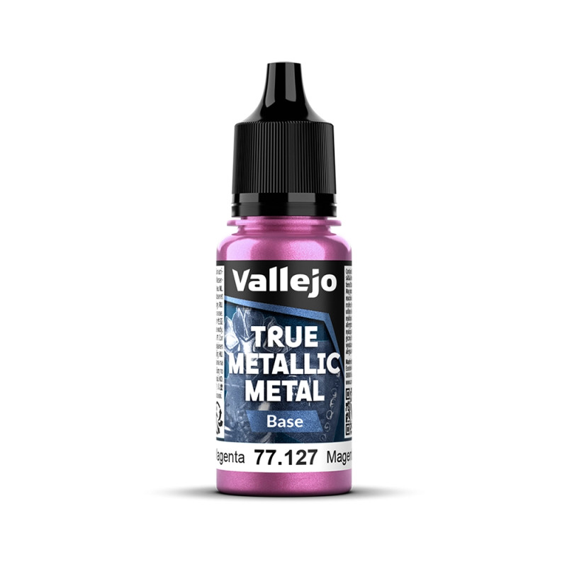 Magenta Cramoisi N°27 - 18ml Base True Metallic Metal - VALLEJO 77.127