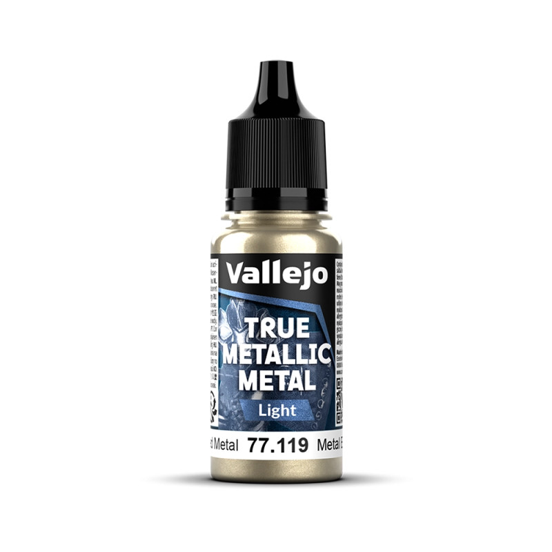 Métal Vieilli N°19 - 18ml Light True Metallic Metal - VALLEJO 77.119