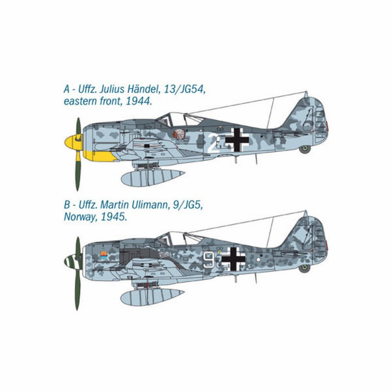 Avion Fw 190 A-8  maquette à monter-1/48-ITALERI 2751