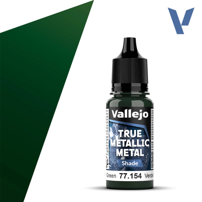 Pack Vert Sombre - 18ml True Metallic Metal - VALLEJO 77.257