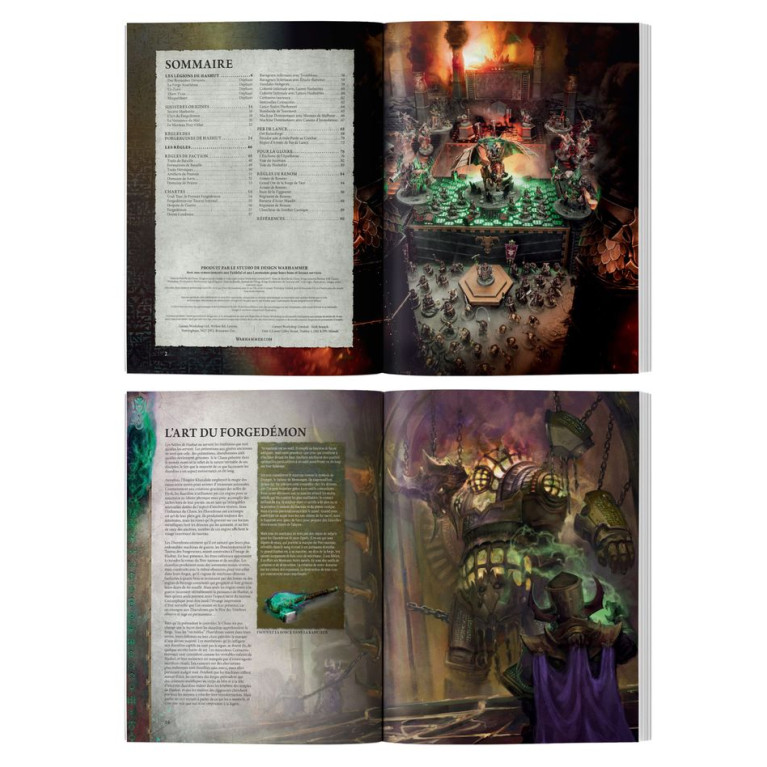Warhammer Age of Sigmar, Tome de Bataille du Chaos: Helsmiths of Hashut - WARHAMMER 01030211001