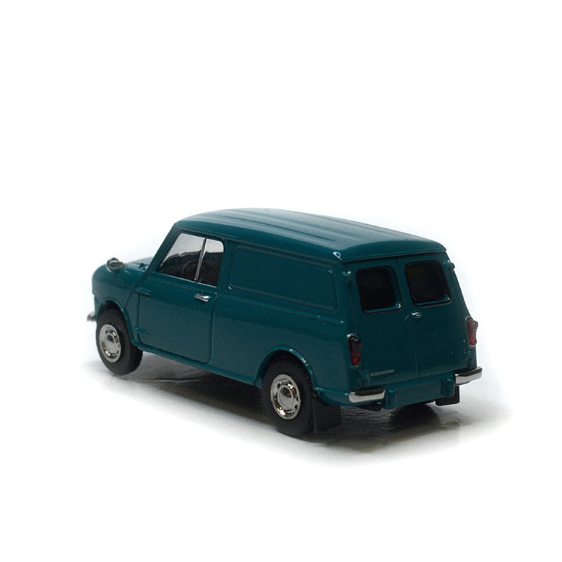 Austin Mini Countryman Van, bleu turquoise, 1960 - Brekina 15366 - HO 1/87