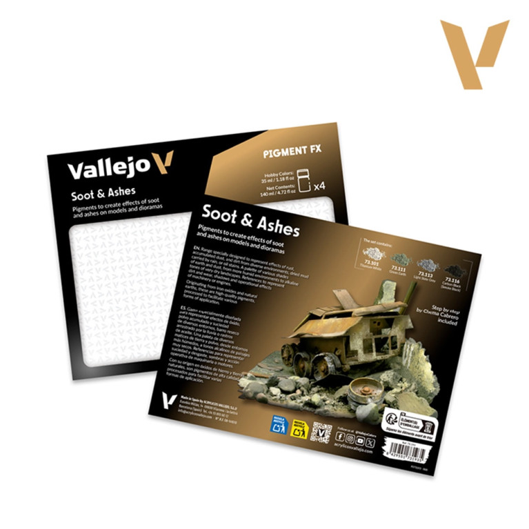 Set de Pigment FX 4x35ml - Suie et Cendres - VALLEJO 73.193