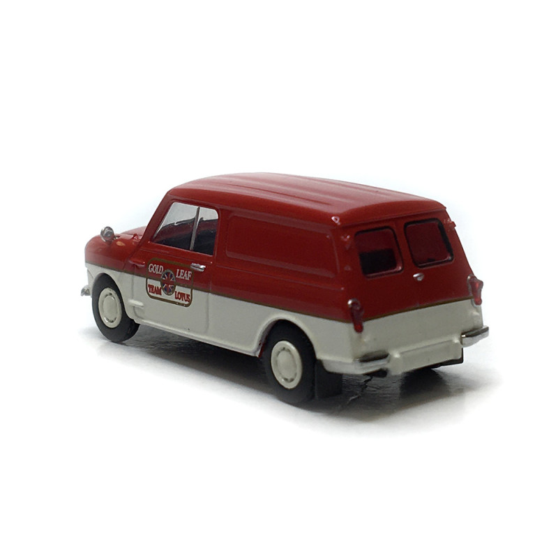 Austin Mini Countryman Van, Gold Leaf team Lotus, 1960 - Brekina 15367 - HO 1/87