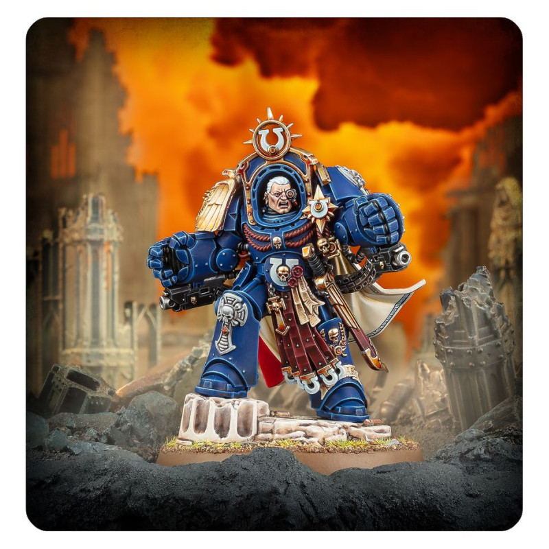 Warhammer 40 000, Ultramarines, Marneus Calgar en Armure d'Antilochus - WARHAMMER 55-74