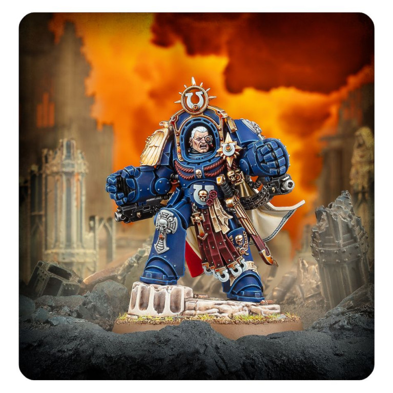 Warhammer 40 000, Ultramarines, Marneus Calgar en Armure d'Antilochus - WARHAMMER 55-74