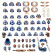 Warhammer 40 000, Améliorations et Décalcos des Ultramarines - WARHAMMER 55-72