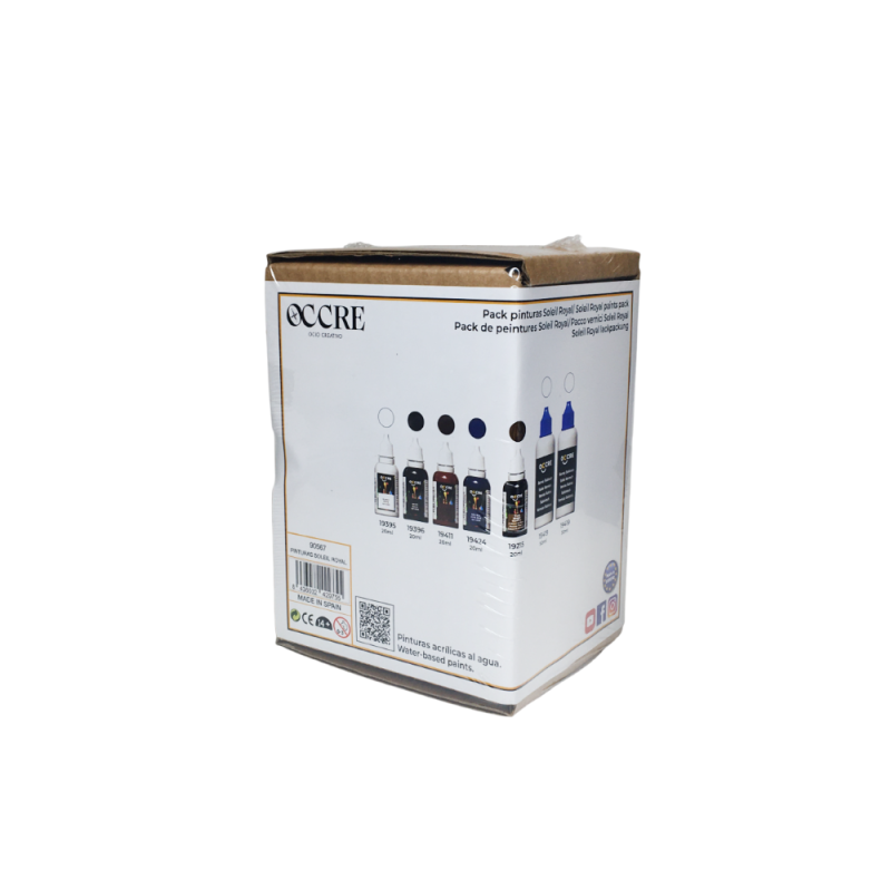 Pack peinture acrylique, maquette Soleil Royal - OCCRE 90567