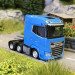 Tracteur porteur DAF XG, 3 essieux, bleu clair - HERPA 318983-002 - HO 1/87