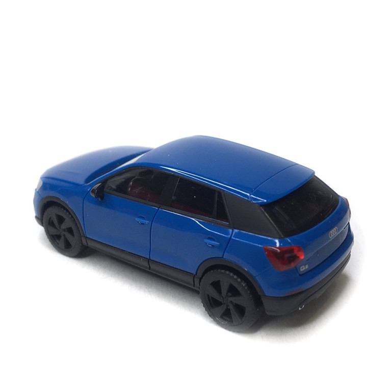 Audi Q2, bleu, 2016 - HERPA 028677-003- HO 1/87